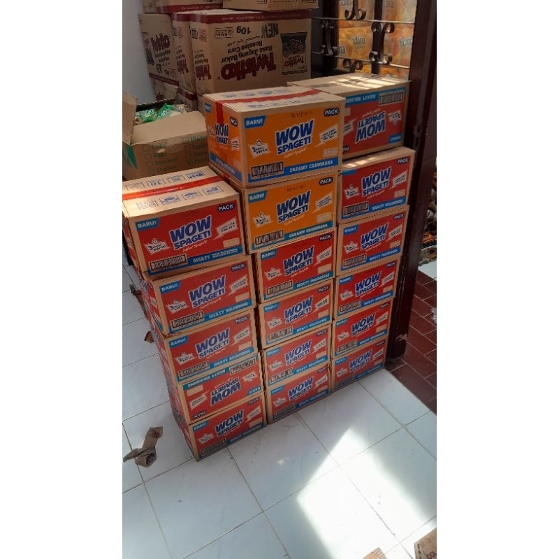 

Wow spagetti mie viral rasa carbonara & bolognase