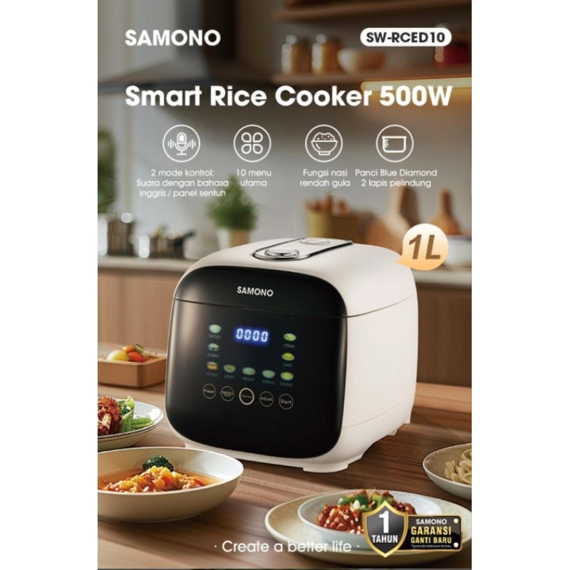 Samono Smart Rice Cooker Low Carbo
