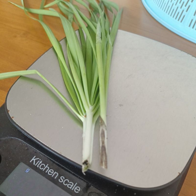 

daun kucai fresh per potong. 1 tangkai (+/- 5 daun)