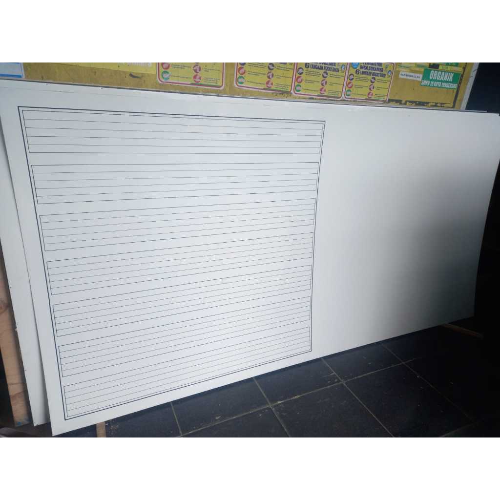 WHITE BOARD / PAPAN TULIS JUMBO BESAR 240X120