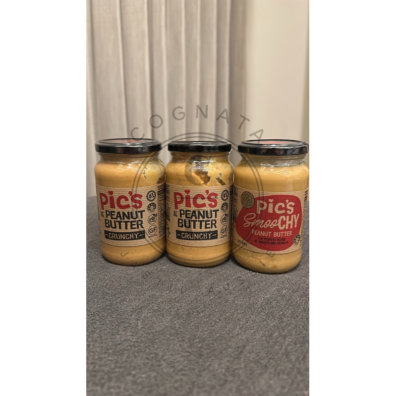 

PICS peanut butter crunchy and smooth