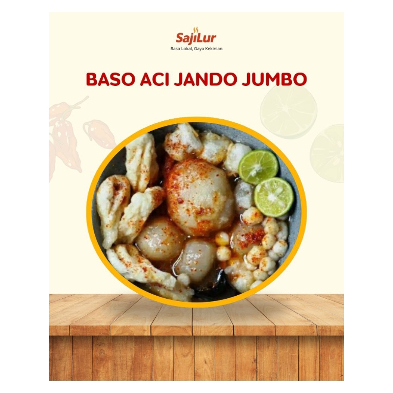 

BASO ACI JANDO JUMBO MAKANAN SIAP SAJI CEMILAN ANAK KOST | SAJILUR
