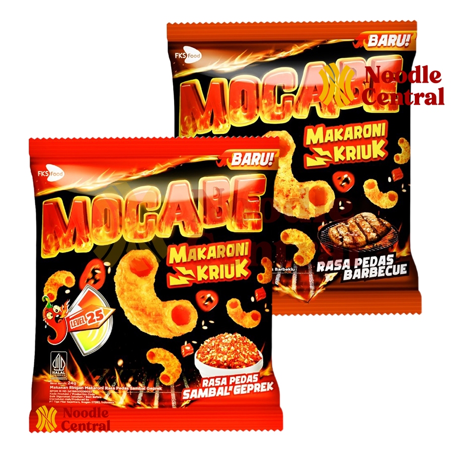 MOCABE FKS FOOD - Snack Makaroni Kriuk Goreng Cemilan PEDAS