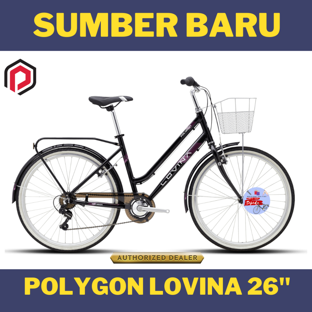 Sepeda Mini Keranjang Polygon Lovina 26"