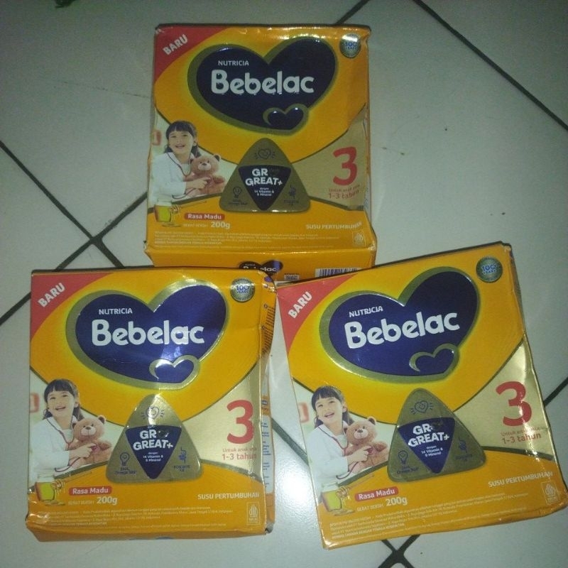 

Bebelac 3 Madu 200gram (kemasan penyok)