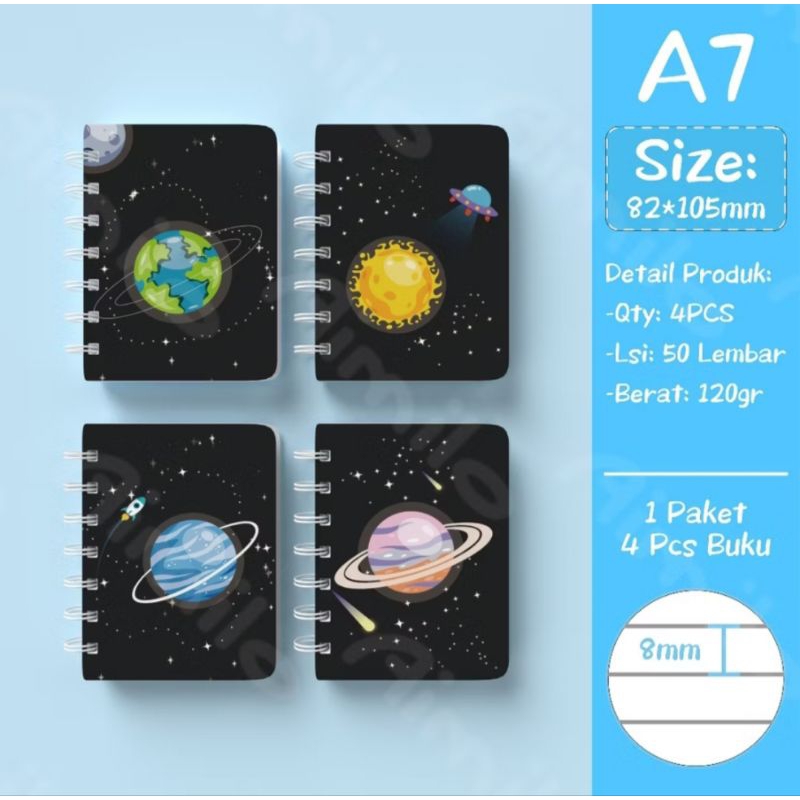 

NOTE book mini 80 lembar MURAAH