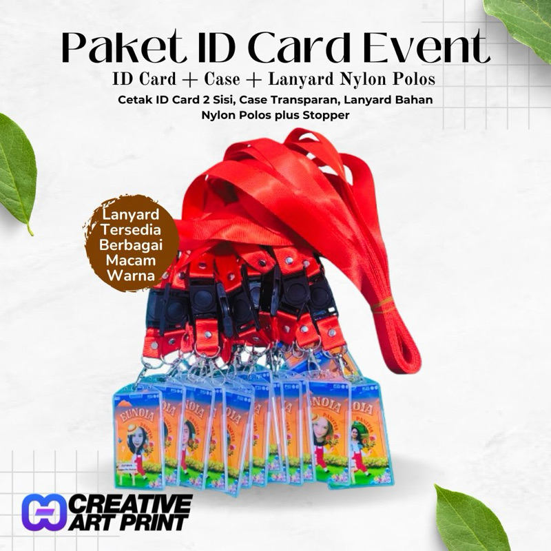 

Paket Cetak ID Card | Casing | Lanyard Polos
