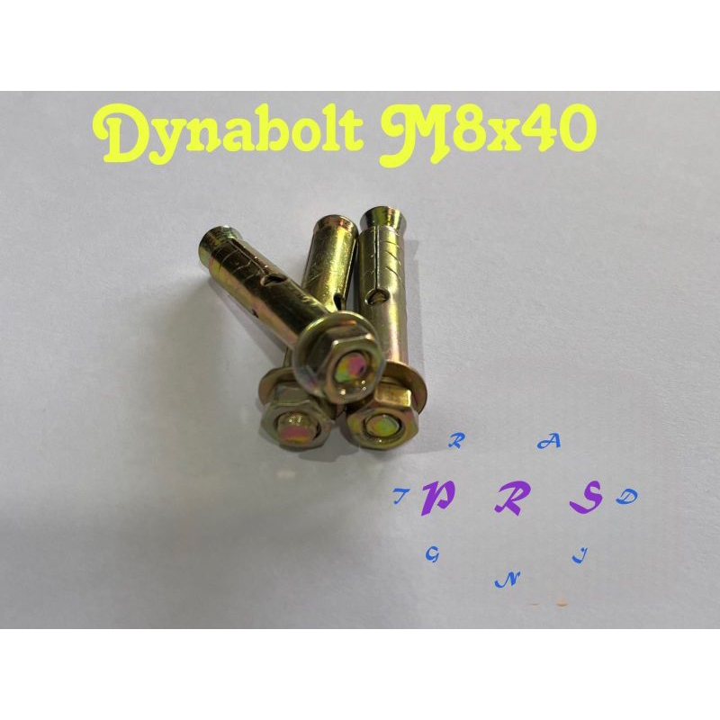 Dynabolt kuning M8x40/dynabolt 8/dynabolt m8x40/expansion bolt m8x40