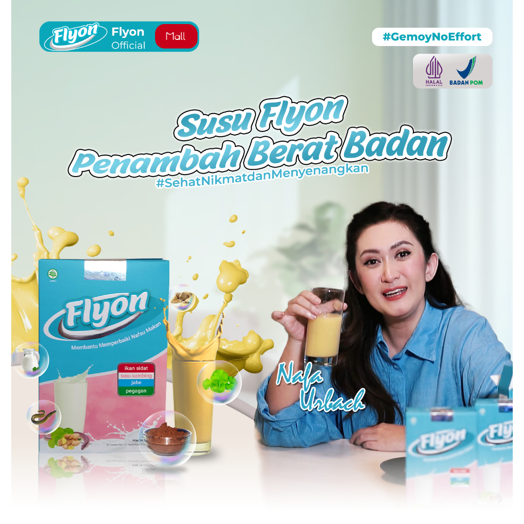

Susu Flyon Original Susu Penggemuk Badan Penambah Berat Badan Suplemen Penambah Berat Badan Original
