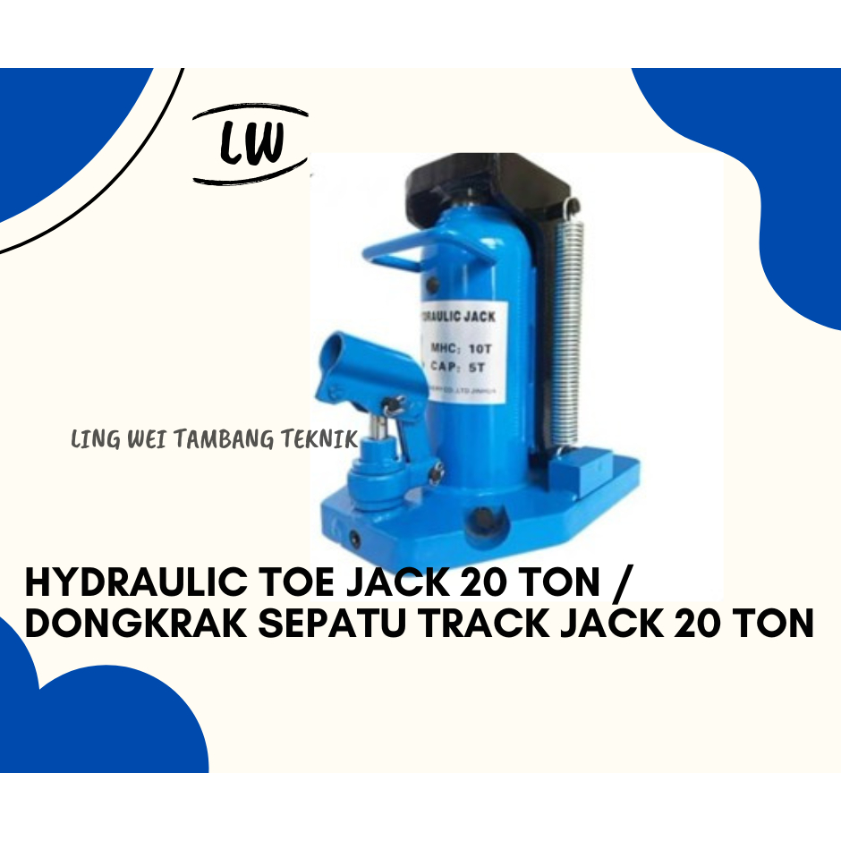 HYDRAULIC TOE JACK 20 TON / DONGKRAK SEPATU TRACK JACK 20 TON
