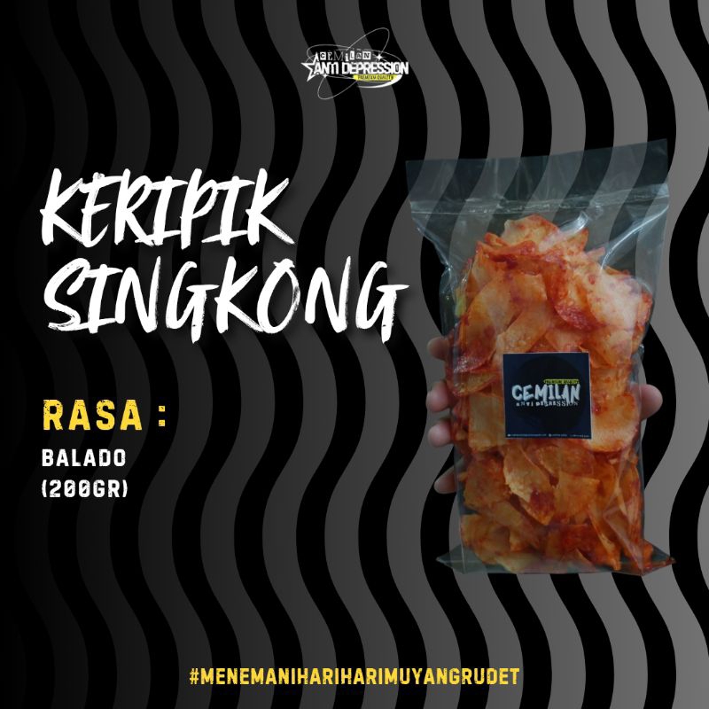

Keripik Singkong Balado 200gr