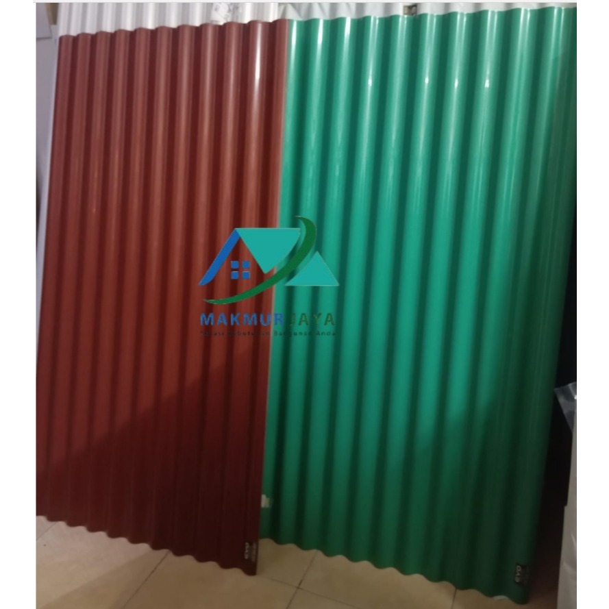Atap gelombang PP multigreen 3mtr ECO multiroof gogreen tebal