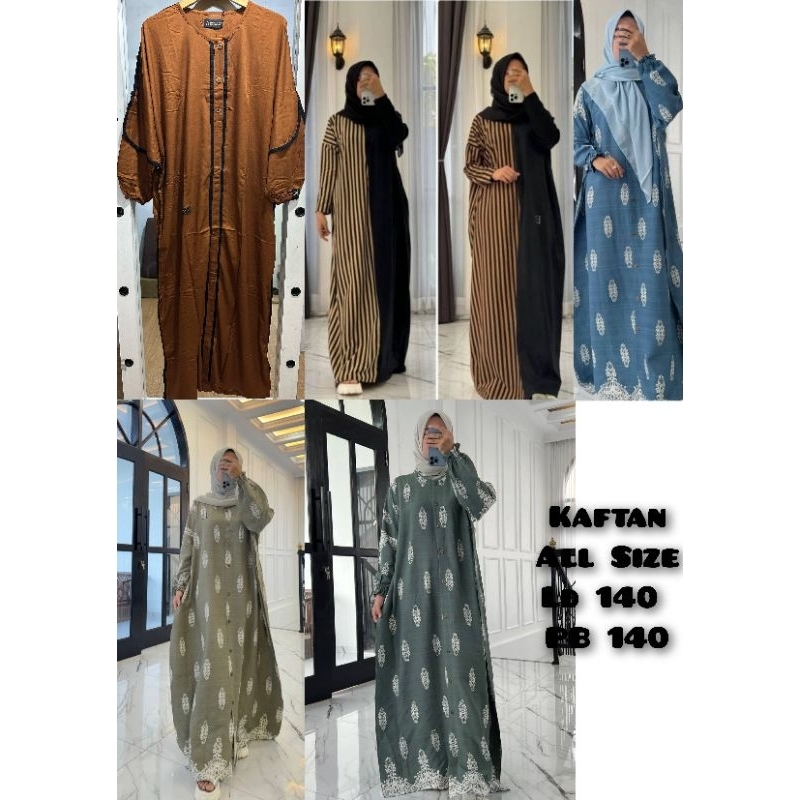 KAFTAN DELUNA WEAR//KAFTAN ANJANI STORE//KAFTAN DELUNA X ANJANI //KAFTAN MURAH//SET HIJAB KAFTAN DEL