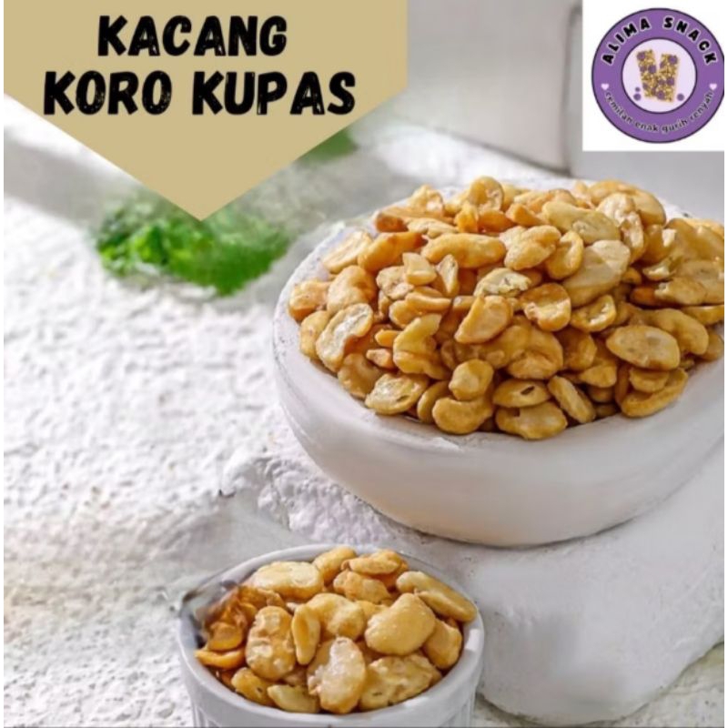

(Berat 1kg) Kacang Bogor/ Kacang Koro Kupas Premium Gurih Asin Asli Bogor Berat 1 kg