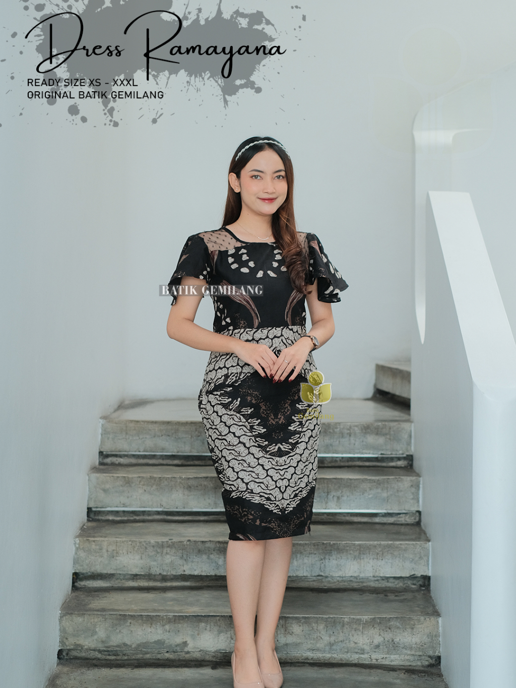 Batik Couple Pasangan Elegan Motif RAMAYANA Batik Gemilang