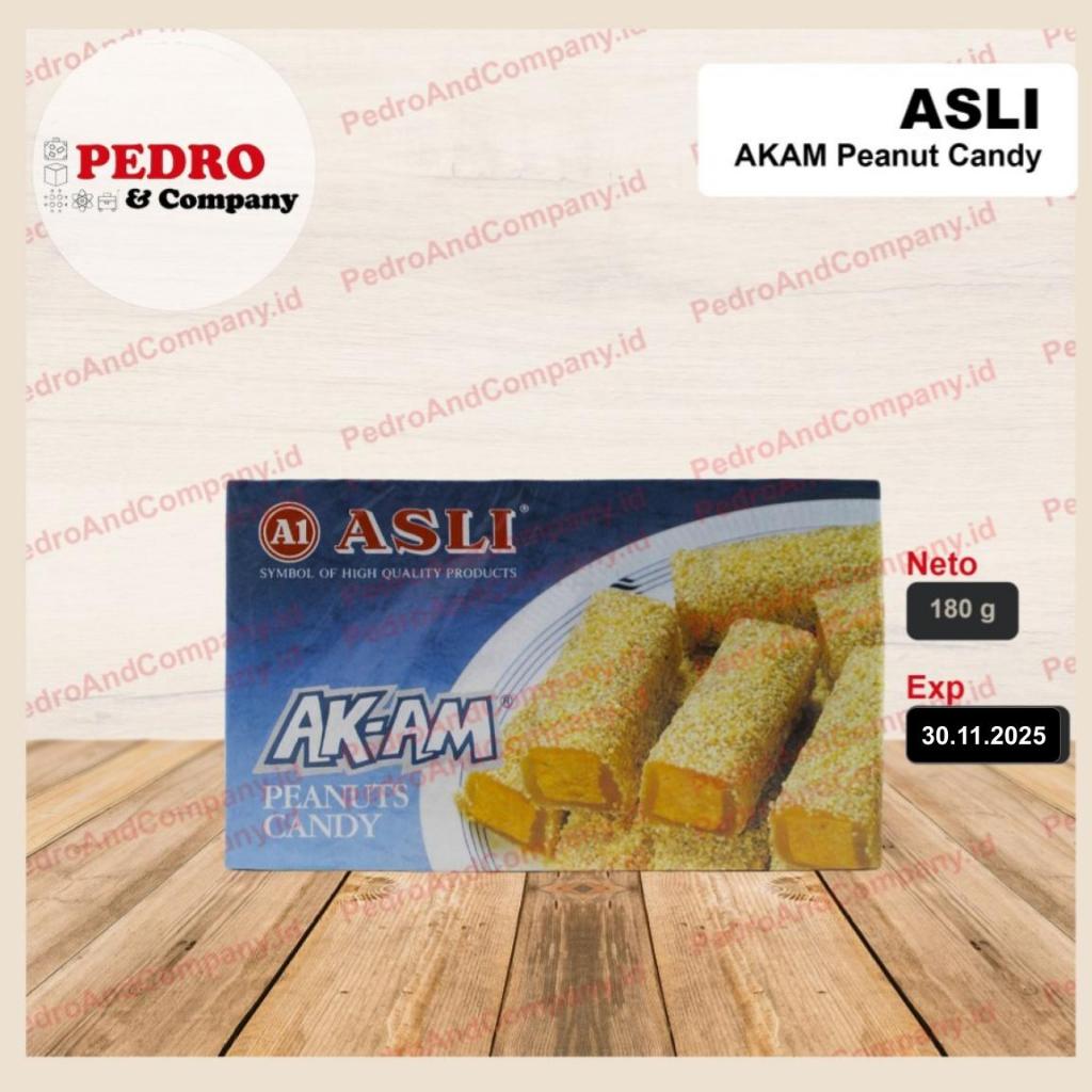 

A1 asli akam peanuts candy 170 gram - permen kacang biru