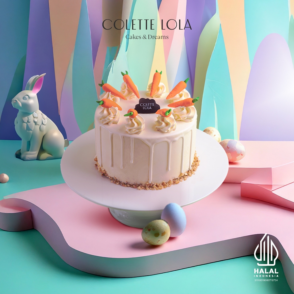 

Kue / Cake Colette Lola Carol's Carrot - Round 14cm