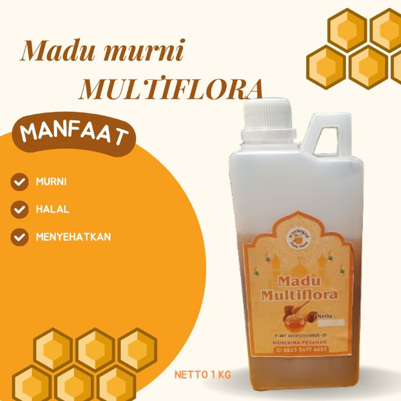 

MADU MURNI MADU MULTIFLORA 1 kg