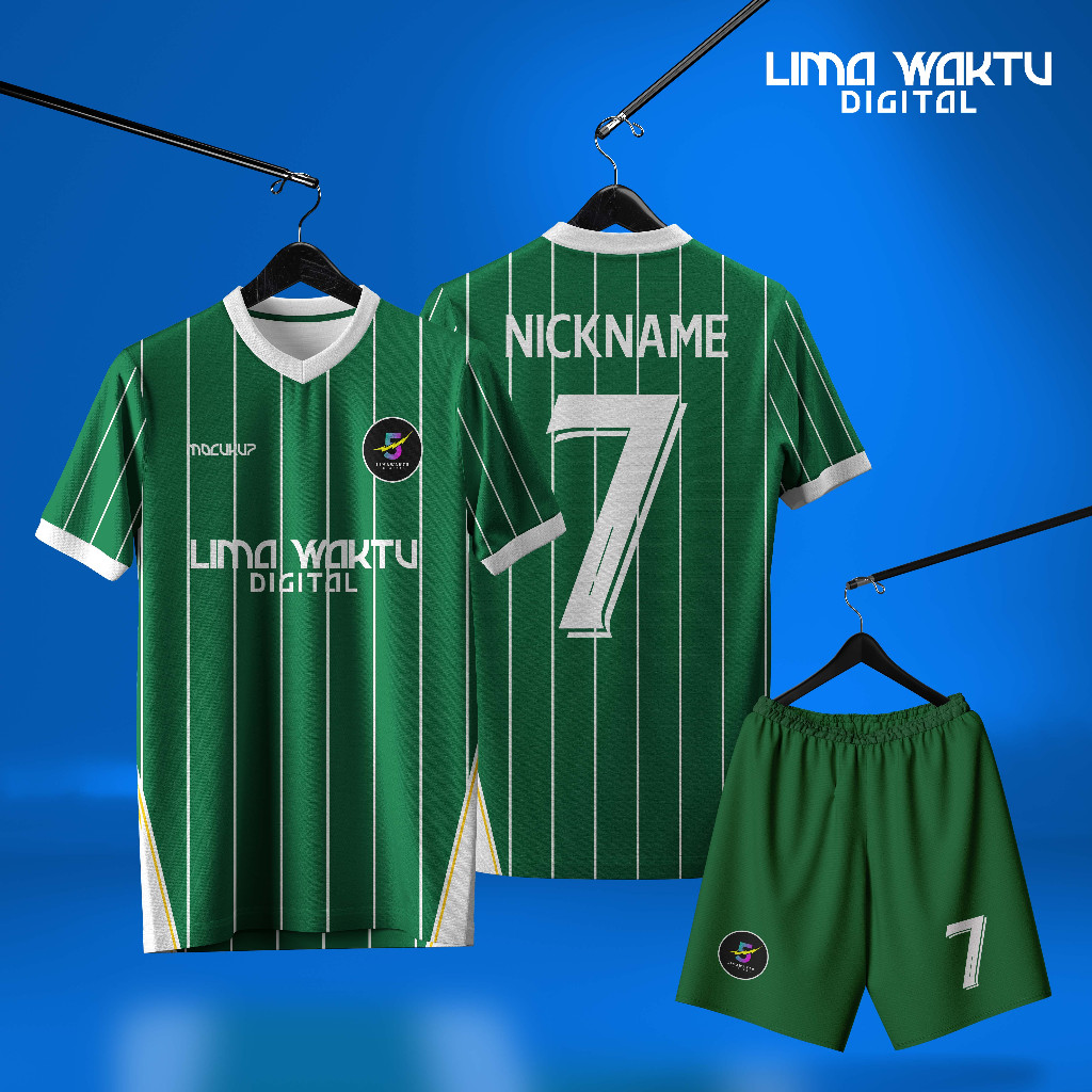Mockup jersey Lengan Pendek Hanger (Photoshop/PSD)