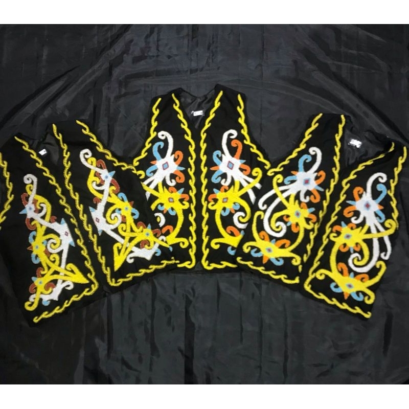 BAJU DAYAK FULL MANIK COW ROMPI DAYAK FULL MANIK COWO DEWASA | BAJU DAYAK COWO