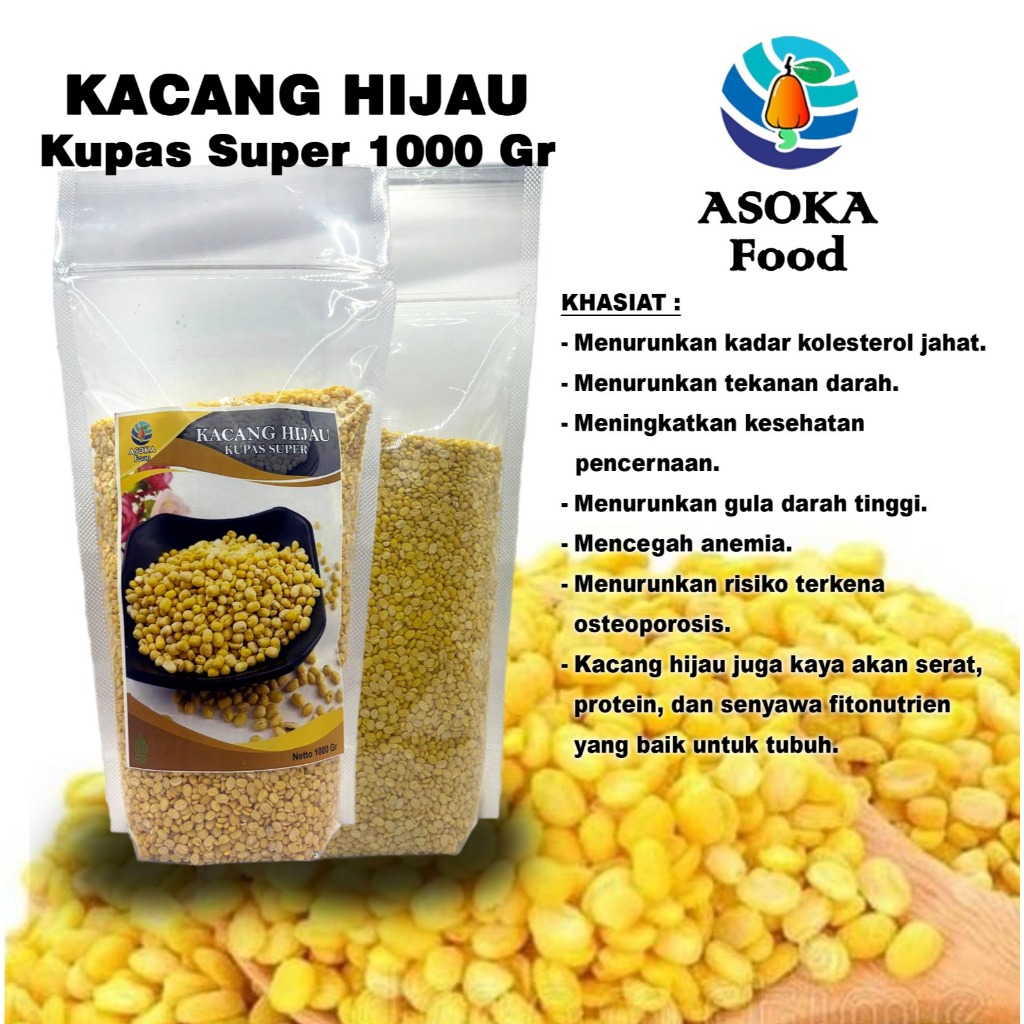 

KACANG HIJAU BIASA DAN SUPER / KACANG HIJAU KUPAS SUPER / KACANG IJO / BUBUR KACANG IJO
