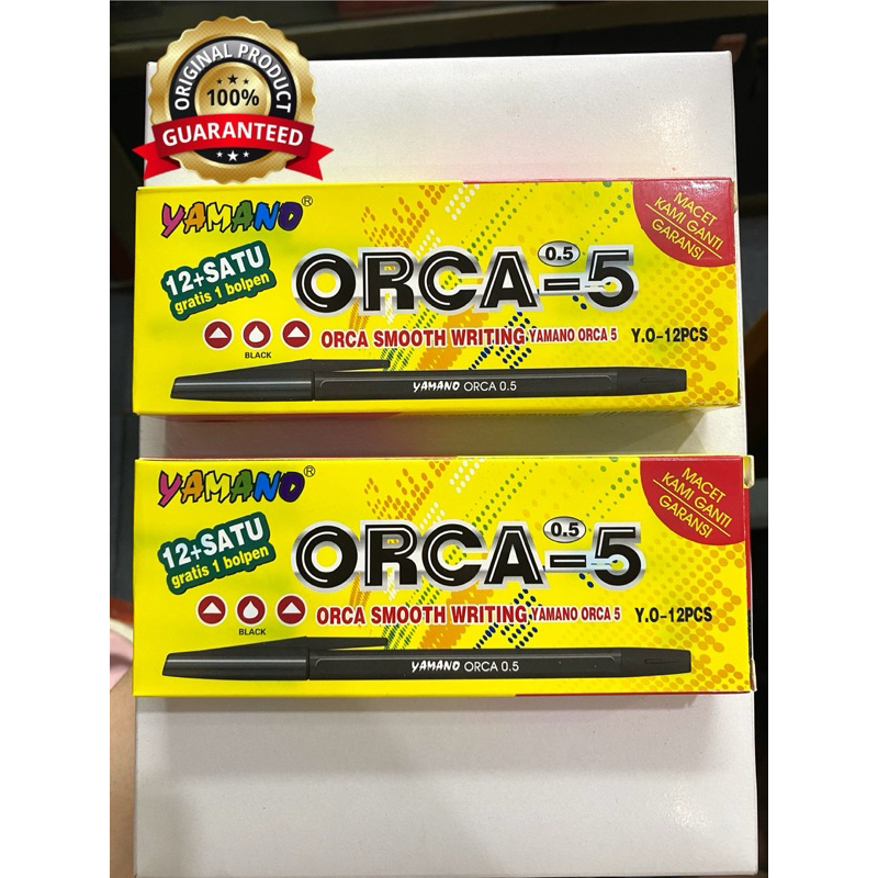

pen standart yamano orca gratis 1 pulpen 13pcs
