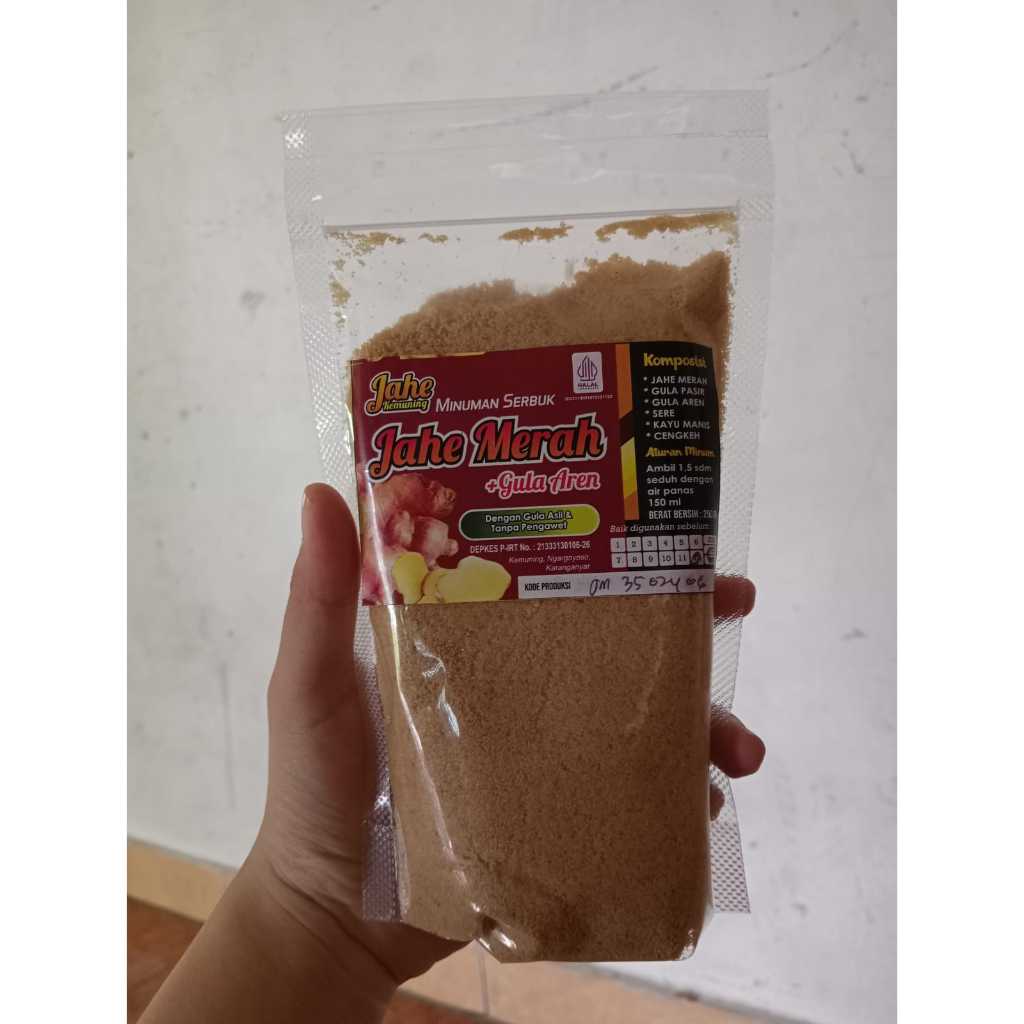 

Jahe Merah Aren Jahe Kemuning – Serbuk Minuman Hangat Tradisional 250gr