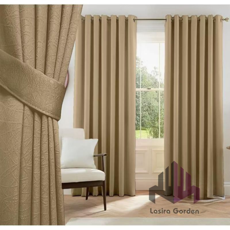 Swaylineshop Gorden Blackout Gorden Jendela Pendek Tinggi 100/120/170/180 Gorden Blackout Premium
