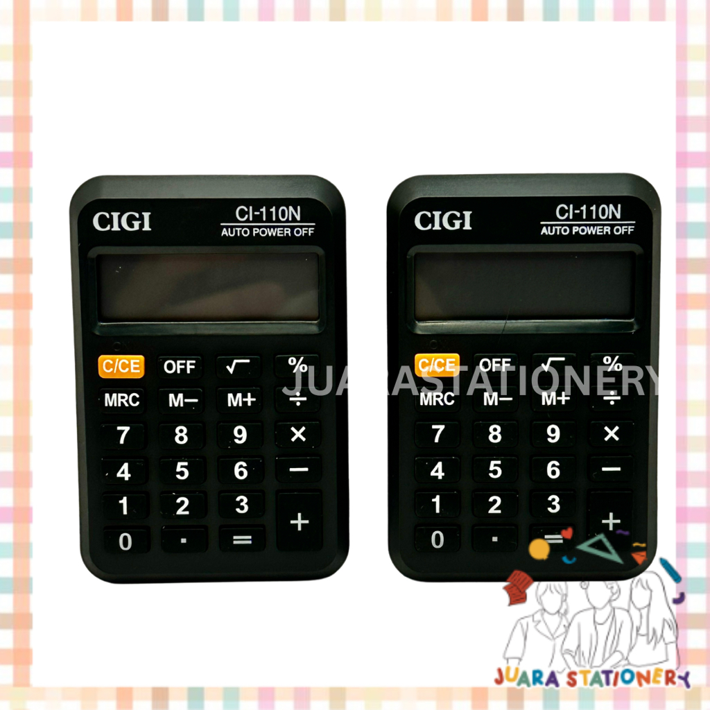 

(1124) JUARASTATIONERY Kalkulator Cigi 110 / Kalkulator Mini Kalkulator Kecil
