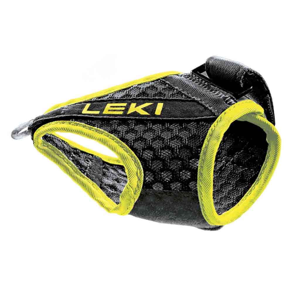 Leki Shark Frame Strap Mesh - Black/Neon Yellow