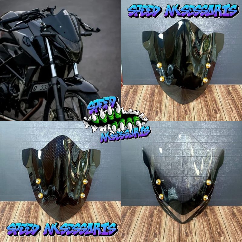 Visor variasi Honda CB150R SE model terbaru plus baut variasi