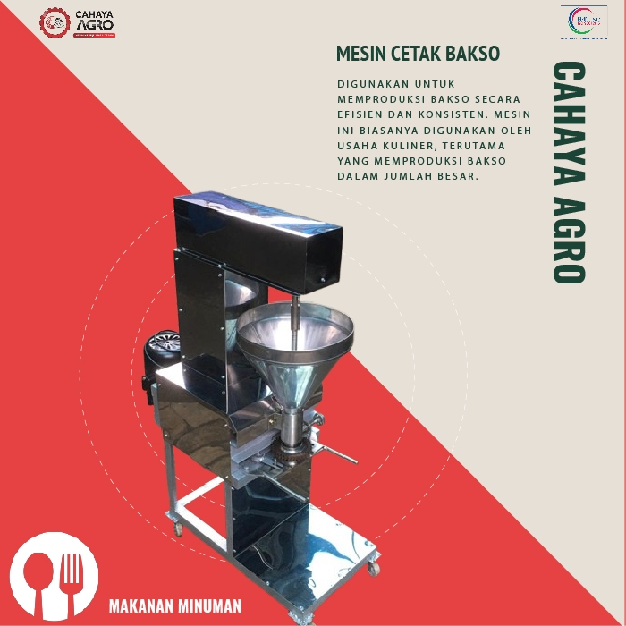 Mesin Cetak Bakso Otomatis