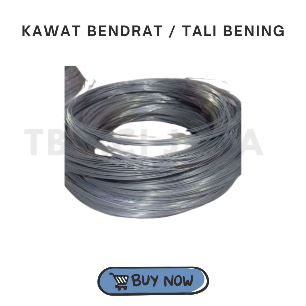 Kawat Bendrat Bening Halus / Kawat ikat Licin Putih