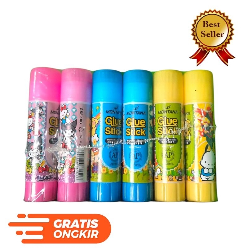 

lem Glue Stick Lem StikMurah Karakter Animasi ukuran Kecil 10 Gram
