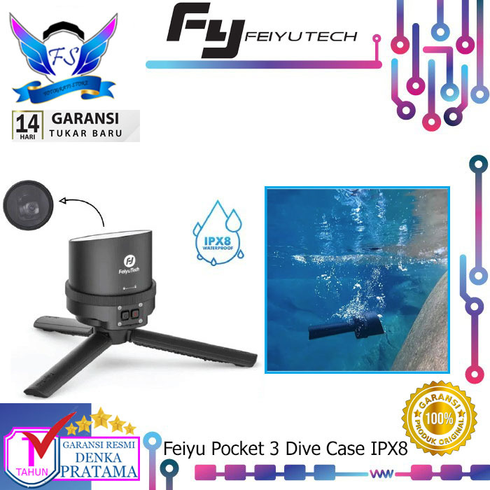 Feiyu Pocket 3 Dive Case IPX8 Waterproof Case for Feiyu Pocket 3 Original