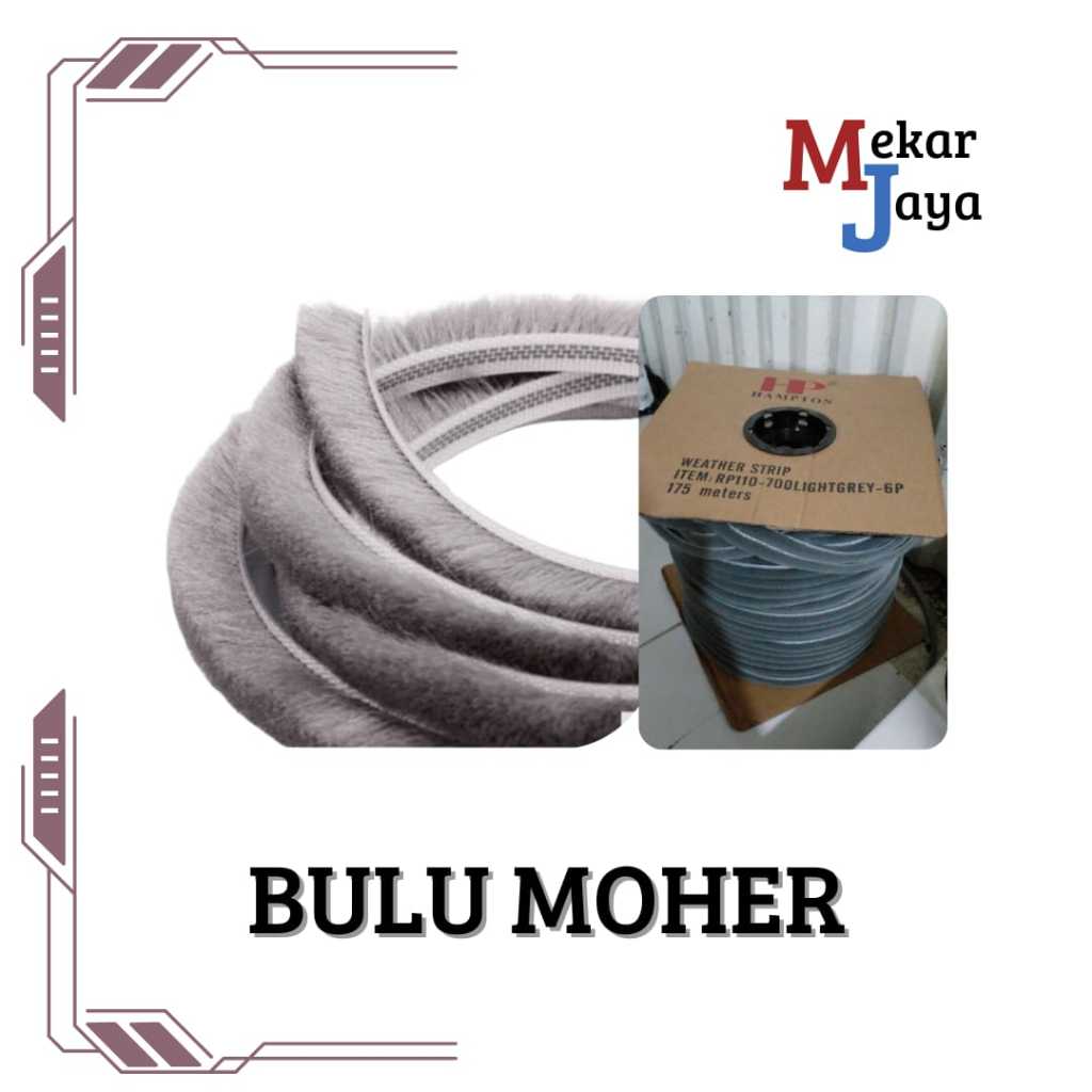 BULU MOHER/ BULU MOHAIR/ BULU PEREDAM PINTU