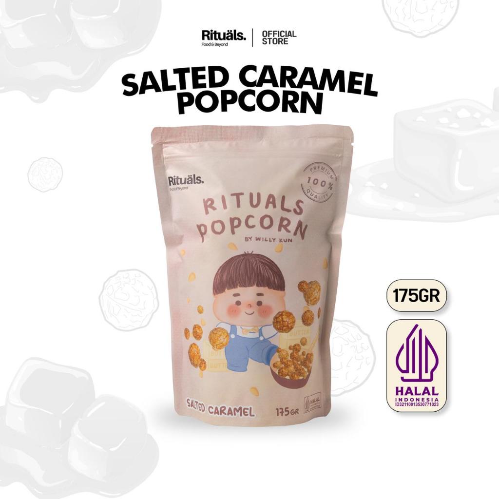 

Rituals Food Salted Caramel Popcorn 175gr Ukuran Large - Snack Jagung Karamel Cemilan Crispy by Willy Kun