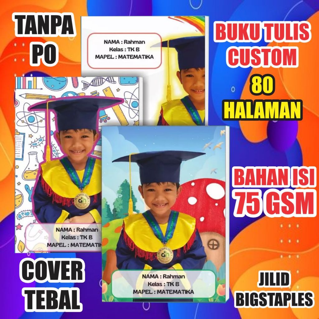 

Buku Tulis Sekolah Custom Design Suka Suka