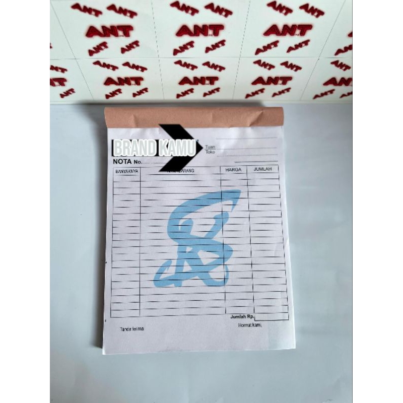 

1book 1 Buku Nota Kontan N.C.R Polos 1ply 2ply 3ply / Custom Nota N.C.R 1Warna 2Warna 3Warna / 1Folio 1/2Folio 1/4 Folio Produksi Sendiri