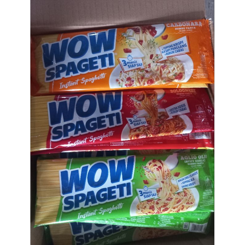 

PAKET 8 PCS Wow Spageti Instant
