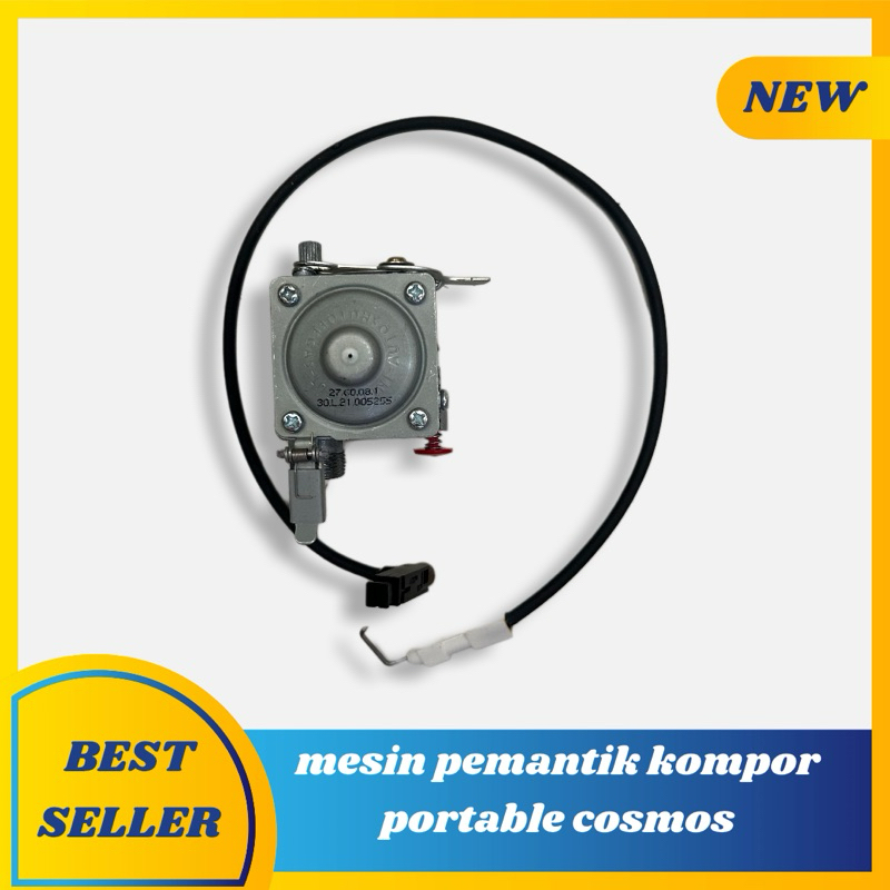 mesin pemantik kompor portable dan kabel pemantiknya
