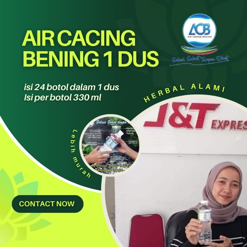 

Paket 1 dus Air Cacing Bening Ukuran 330ml