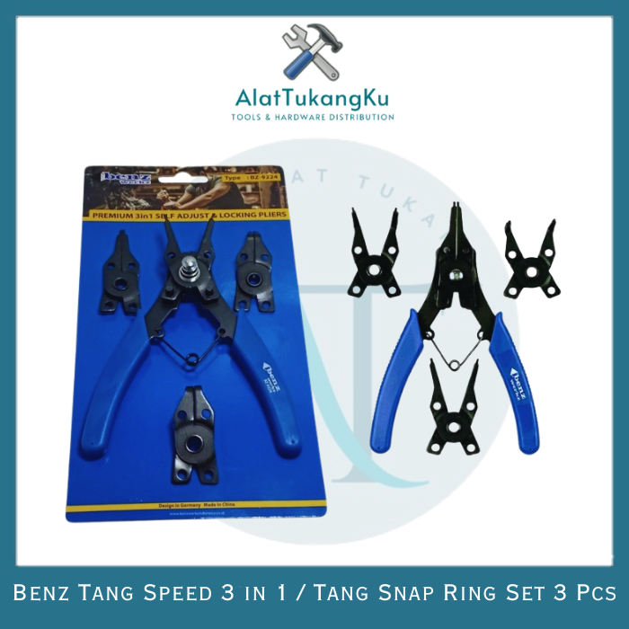 BENZ TANG SNAP RING SET 3 IN 1 / TANG SPEED 3 IN 1