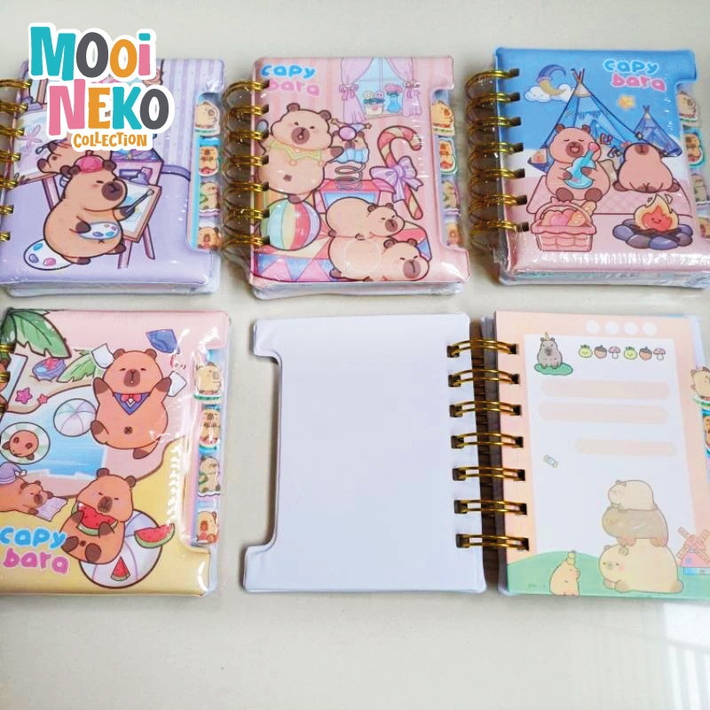 

Note Book CAPYBARA Puffy/Notebook Capybara/Notebook Capybara sekat/NoteBook Capybara Empuk Sekat