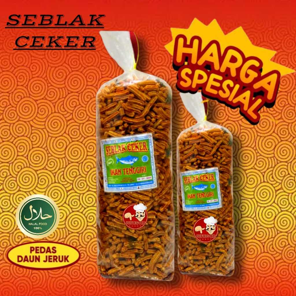 

[ PROMO ] Seblak Ceker 1 Kg Bumbu Pedas Daun Jeruk Seblak Ceker Kriuk Cemilan Food Snack