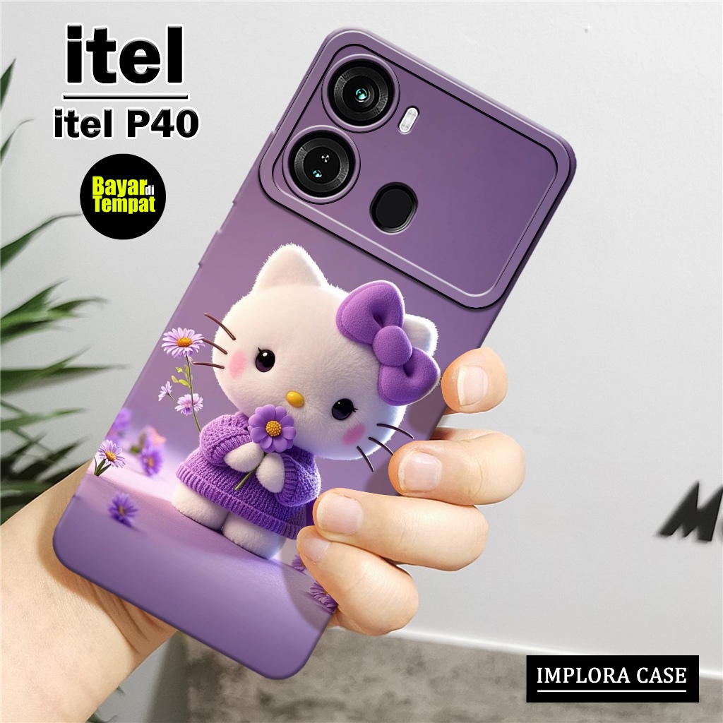 Softcase Itel P40 - Motif Kartun - IMPLORA CASE - Casing Itel P40 Case Hp Itel P40 Casing & Skin Han