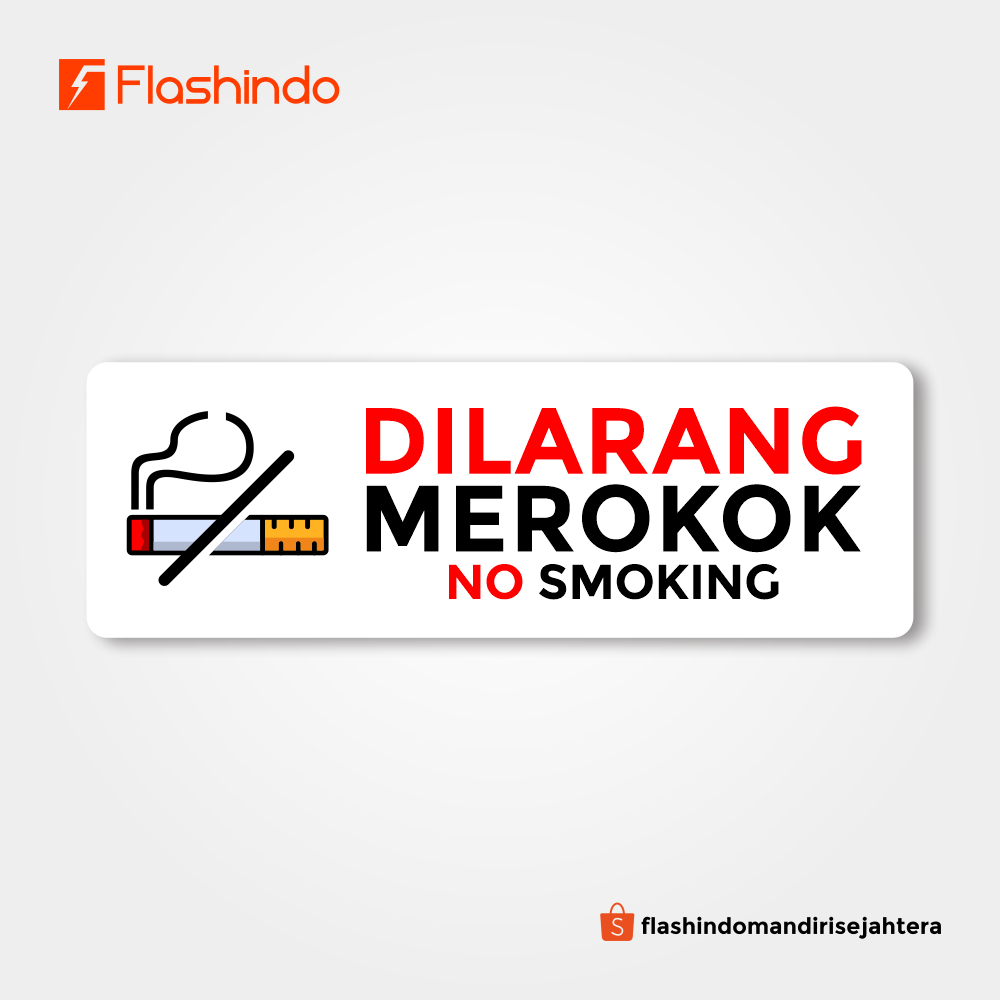 

Dilarang Merokok | No Smoking Papan Akrilik | Acrylic Himbauan