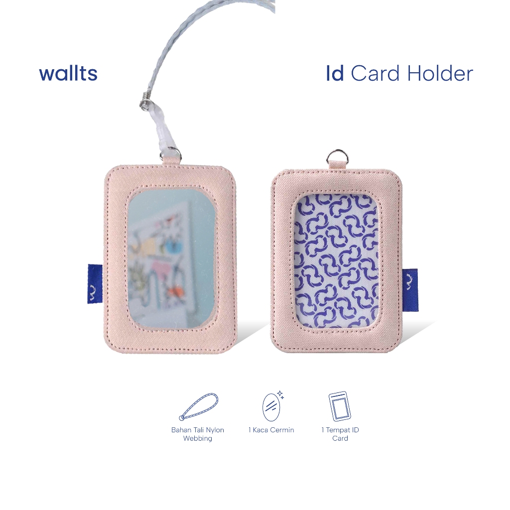 

WALLTS MIROIR - ID CARD LANYARD GANTUNGAN NAME TAG KACA CERMIN WANITA