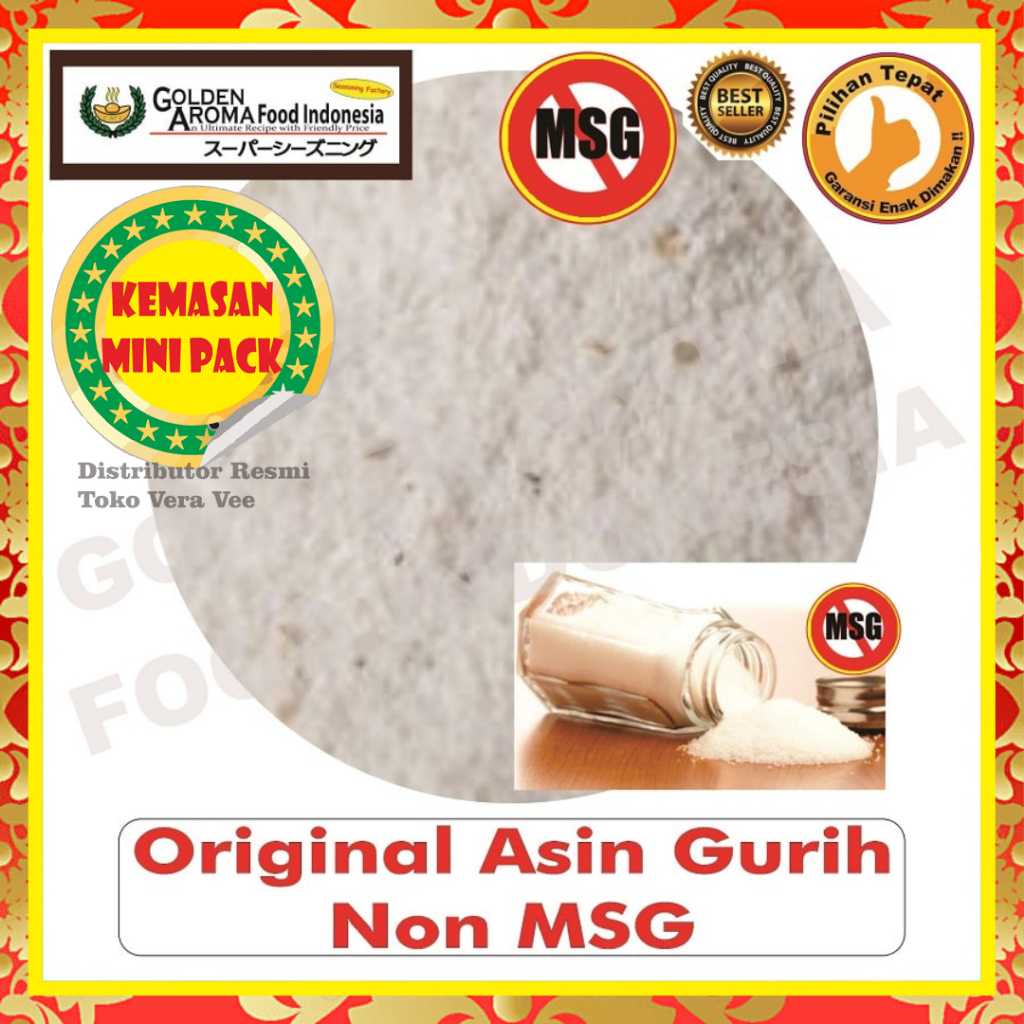 

Aneka Bumbu Original asin Gurih non msg, Oeiginal manis gurih nonmsg, salt & pepper nonmsg 100gr, GAFI Seasoning Powder