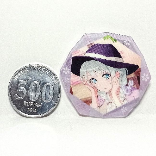 Bandori / BanG Dream Girls Band Party Capsule Acrylic Badge Vol.4 Pastel Palettes - Wakamiya Eve